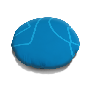 Almofada Redonda Microfibra com Elastano 40x40 cm  Sublimação  