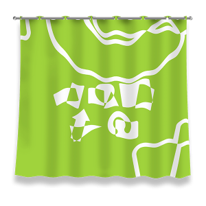 Cortina Personalizada Ilhós Microfibra 1,80x1,60m  Sublimação  