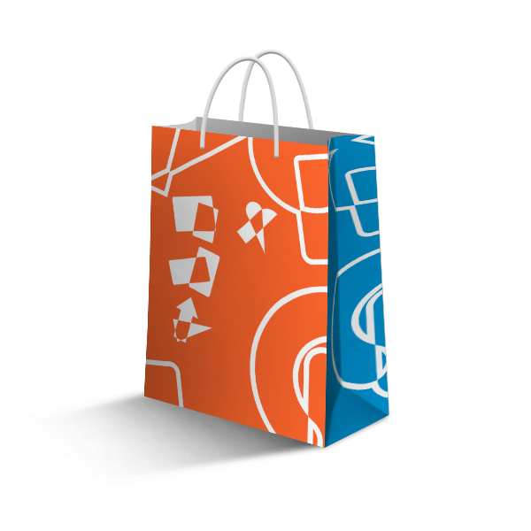 Sacola com Alça de Corda